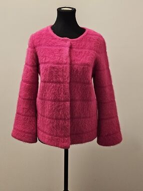 Fuchsia Fuzzy Jacket
